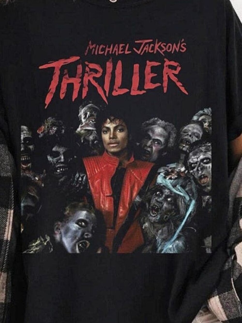 Michael Jackson Thriller T-shirt Retro, Michael Jackson Graphic T Shirt 252 - Picture 2 of 5